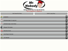 Tablet Screenshot of mrnobodystire.com